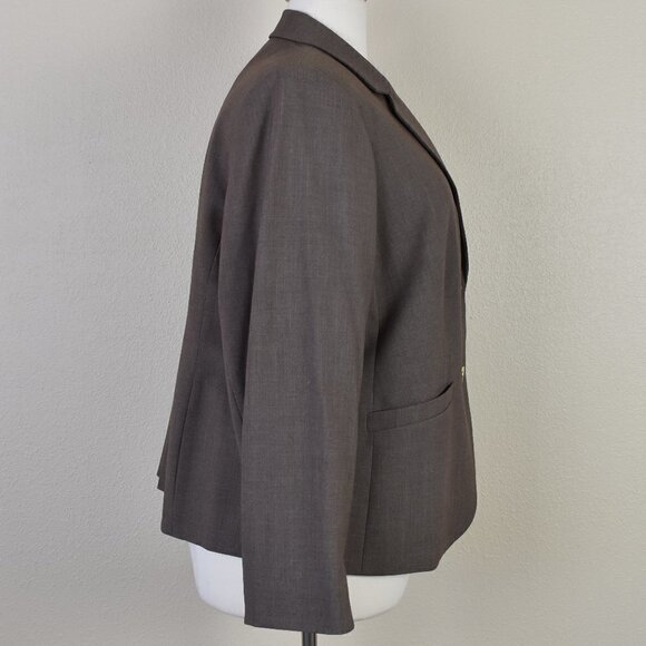 Calvin Klein Blazer Brown 22W NEW - Picture 4 of 8